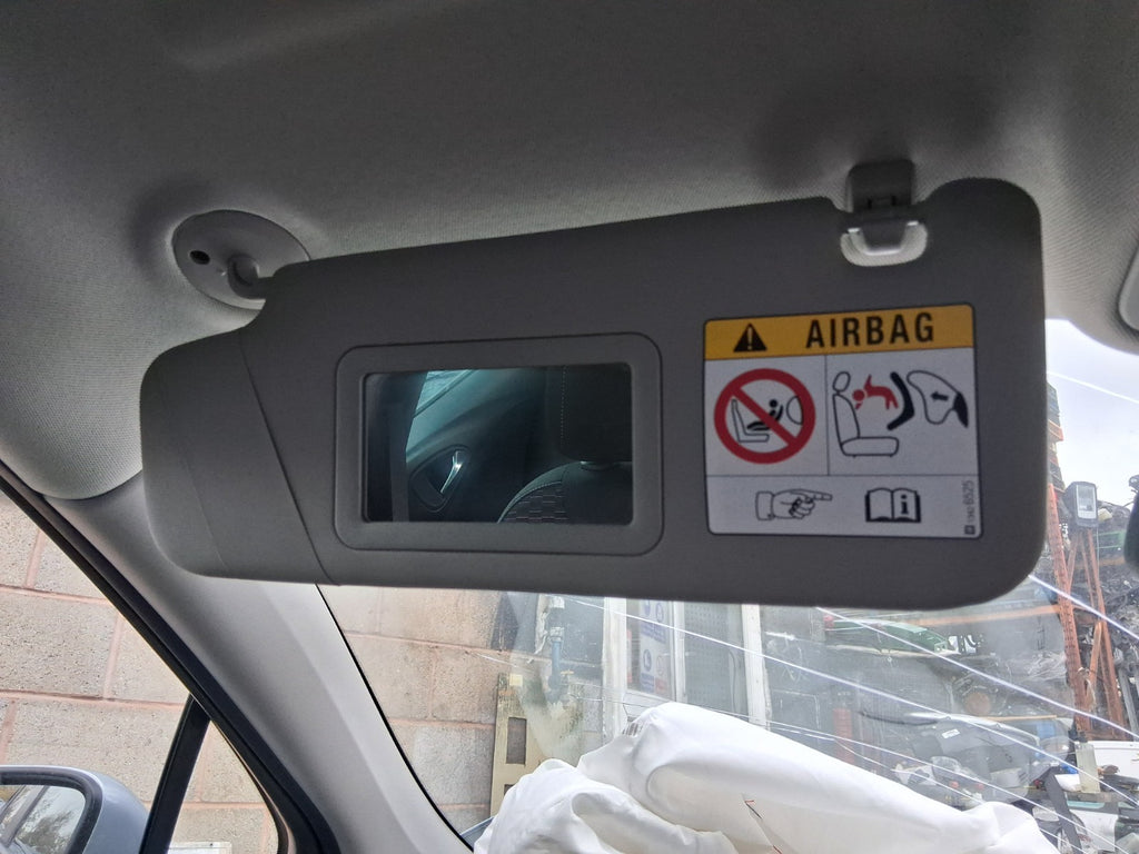 2019 VAUXHALL ASTRA K NSF PASSENGER SIDE FRONT LEFT SUN VISOR SHADE