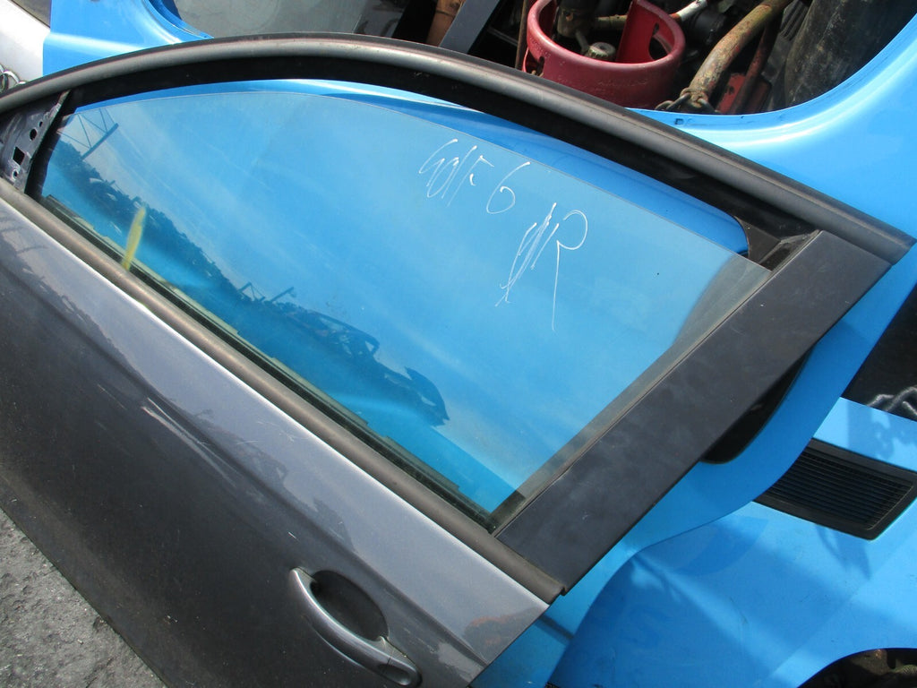 VW VOLKSWAGEN GOLF MK6 2012 NSF PASSENGER SIDE FRONT COMPLETE DOOR GREY
