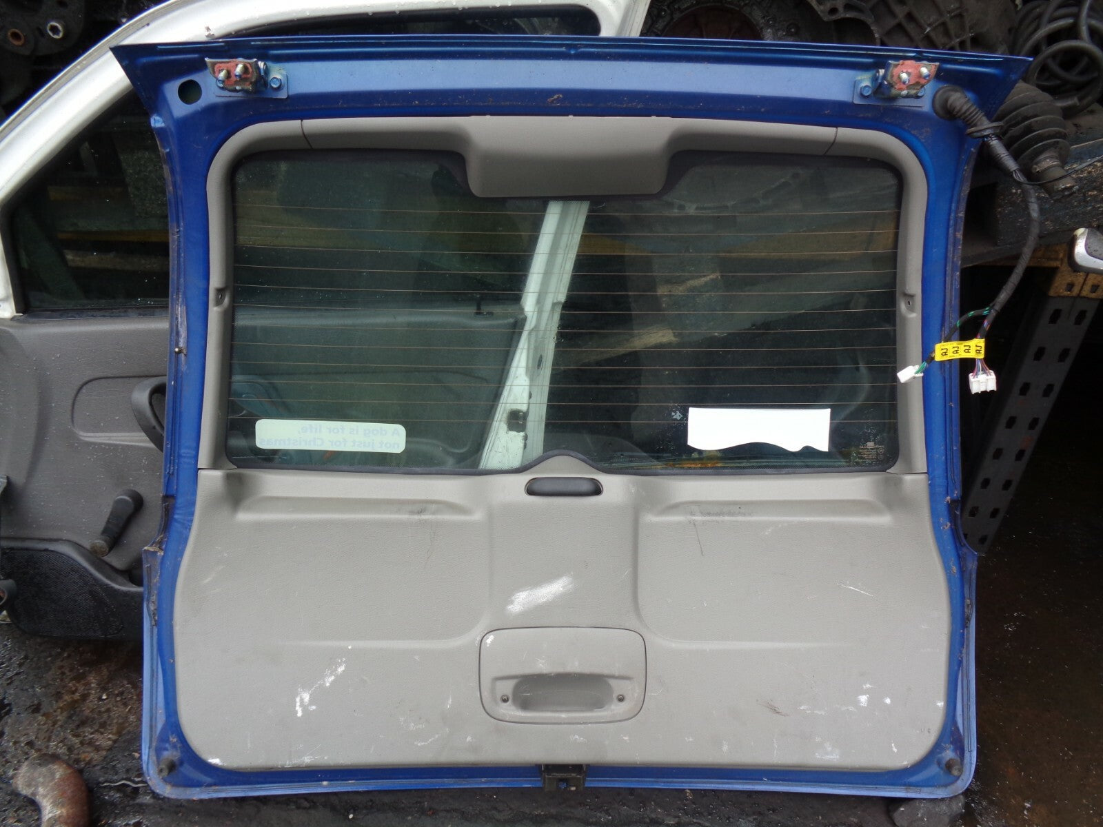 CHEVROLET TACUMA 2006 BLUE TAILGATE & GLASS AND WIPER MOTOR