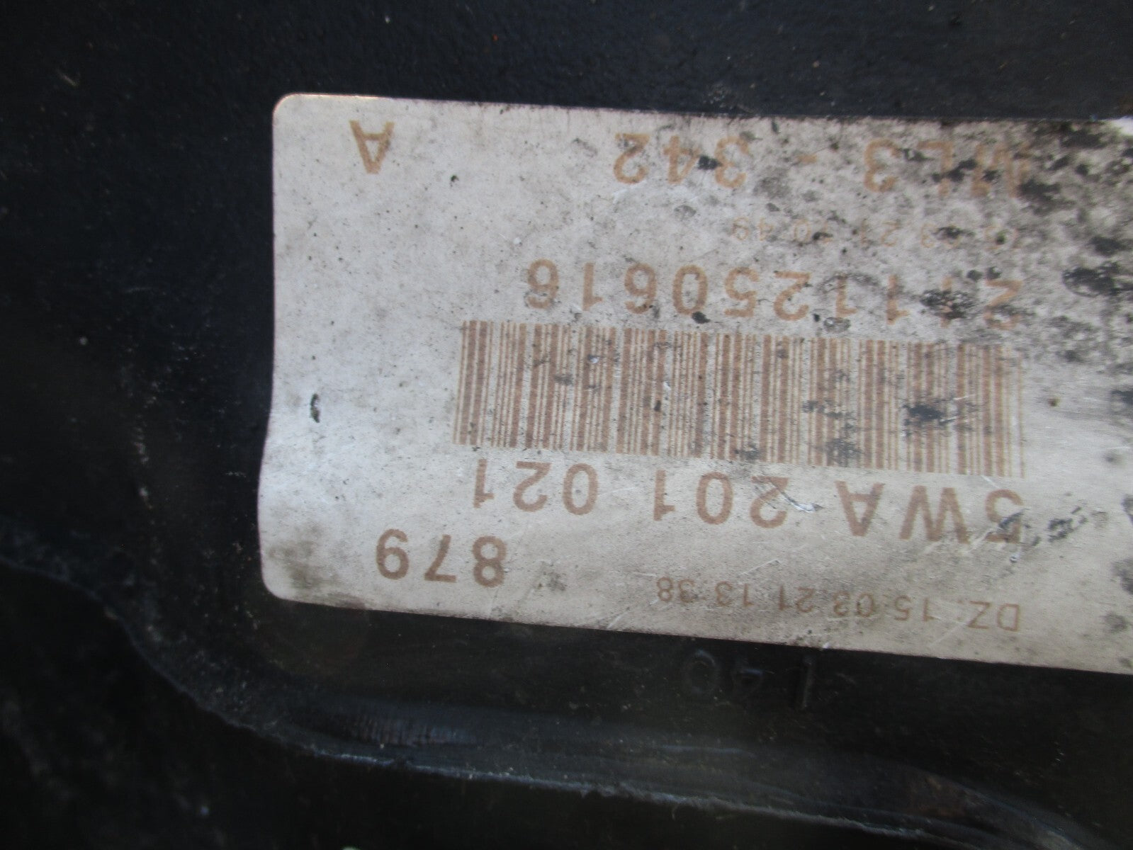 2021 AUDI A3 8Y HATCHBACK FUEL TANK 5WA201021