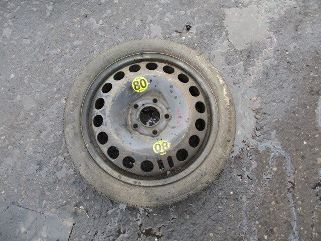 NISSAN QASHQAI J10 2010 EMERGENCY SPACESAVER WHEEL WITH TYRE T115/70R16