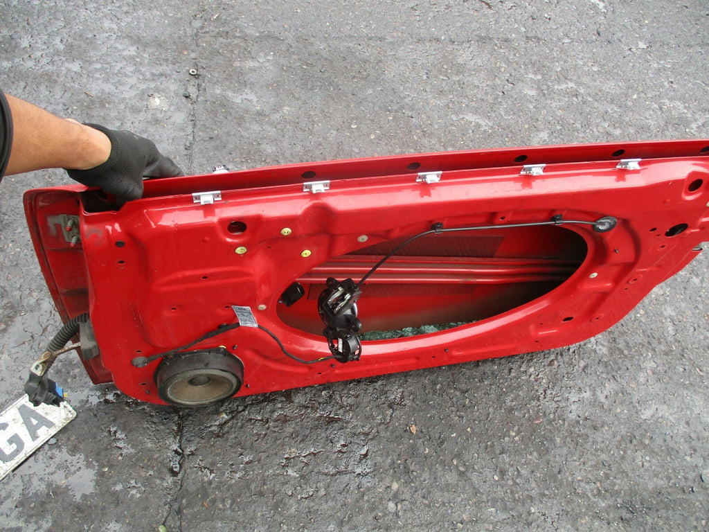 BMW MINI COOPER R50 BARE OS RIGHT OFF DRIVER SIDE DOOR RED
