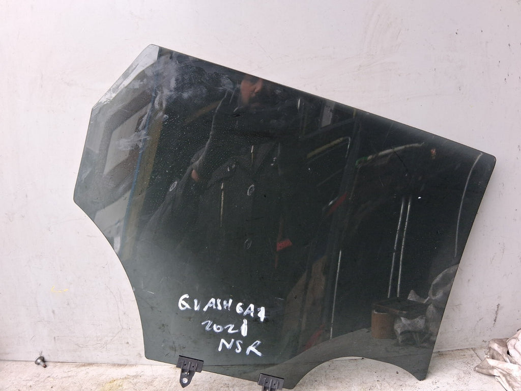 2021 NISSAN QASHQAI MK2 J11 NSR PASSENGER SIDE REAR LEFT WINDOW GLASS 43R002092