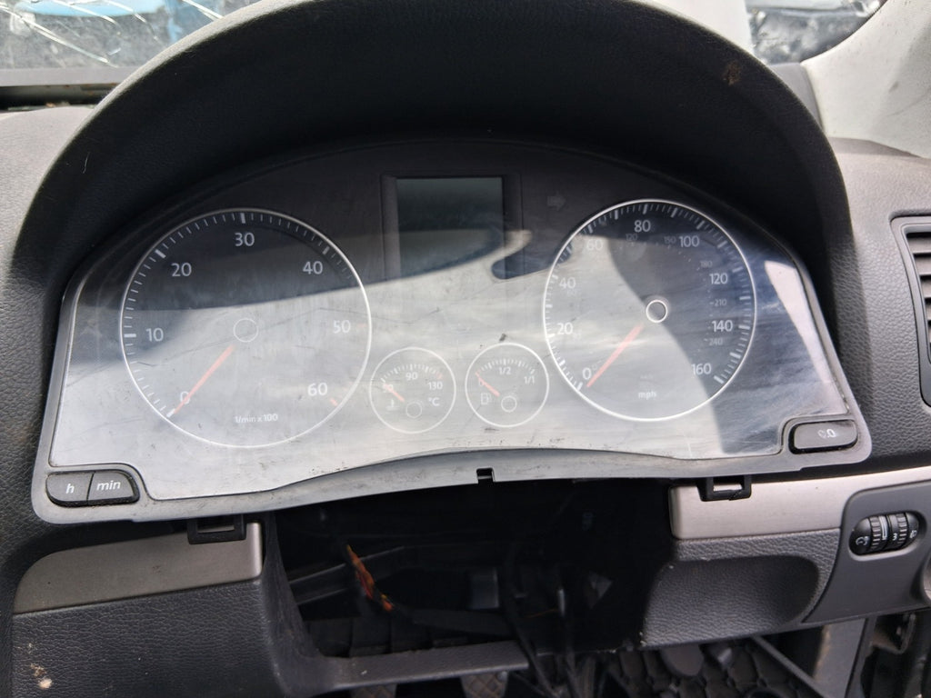 2007 VW VOLKSWAGEN GOLF MK5 1.9 DIESEL SPEEDO SPEEDOMETER INSTRUMENT CLUSTER