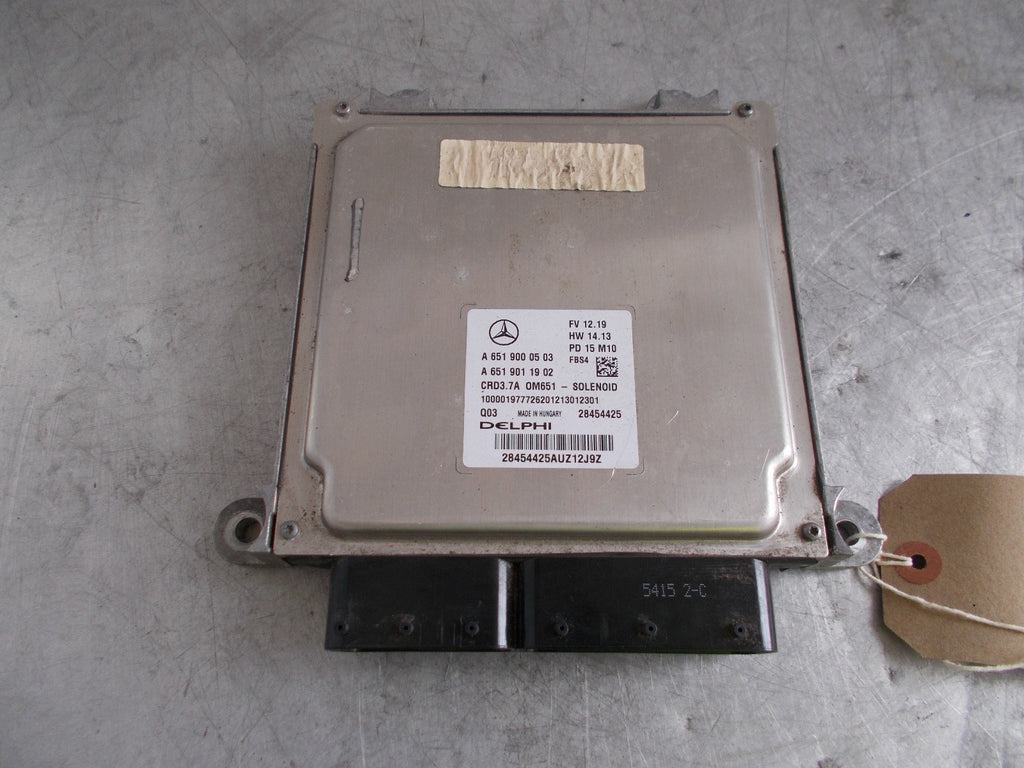 2017 MERCEDES E220 D SE 2.0 AUTO ENGINE ECU A6519000503  A6519011902