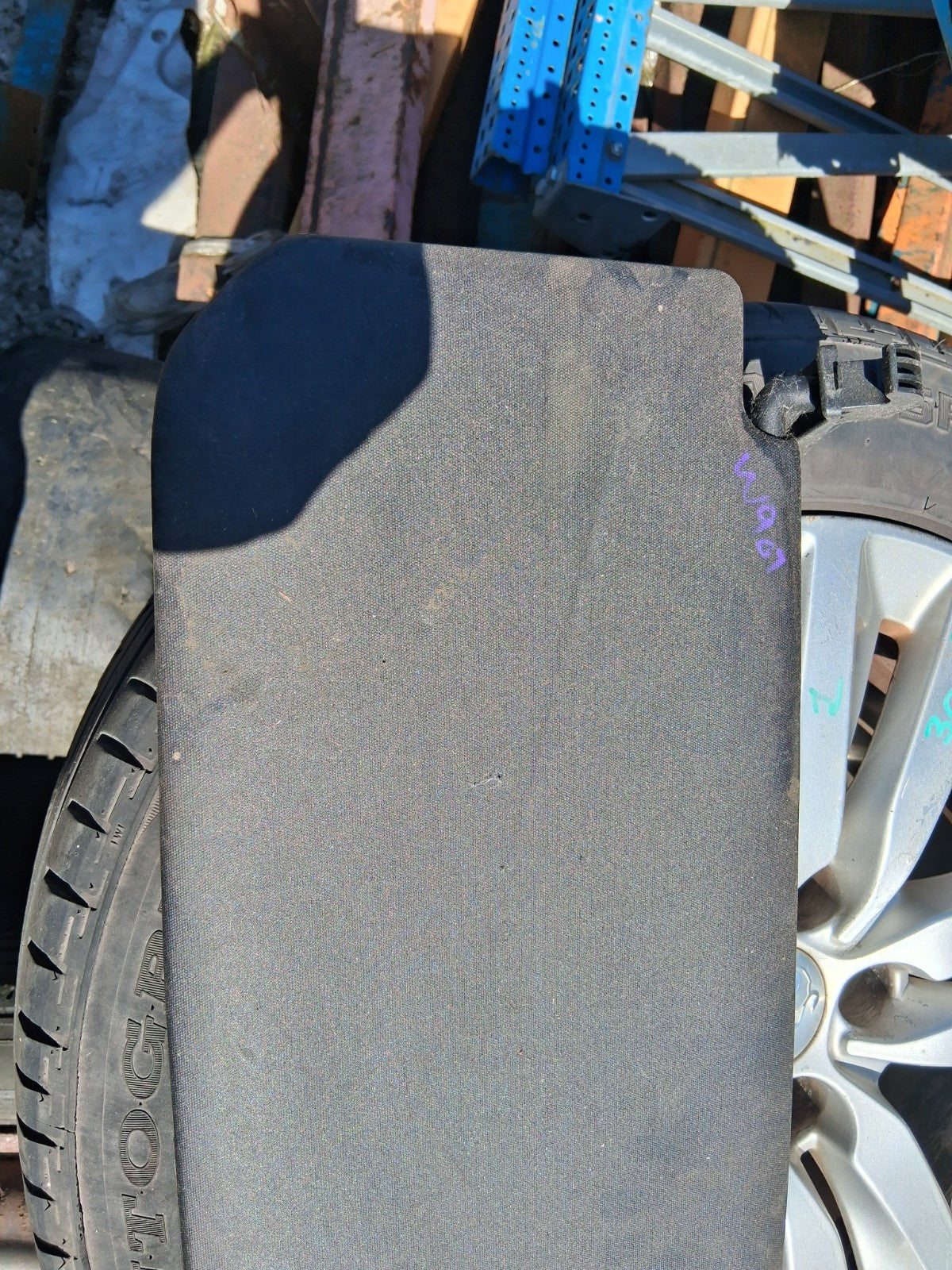 2020 MERCEDES BENZ SPRINTER W907 OSF DRIVER SIDE FRONT RIGHT SUN VISOR SHADE