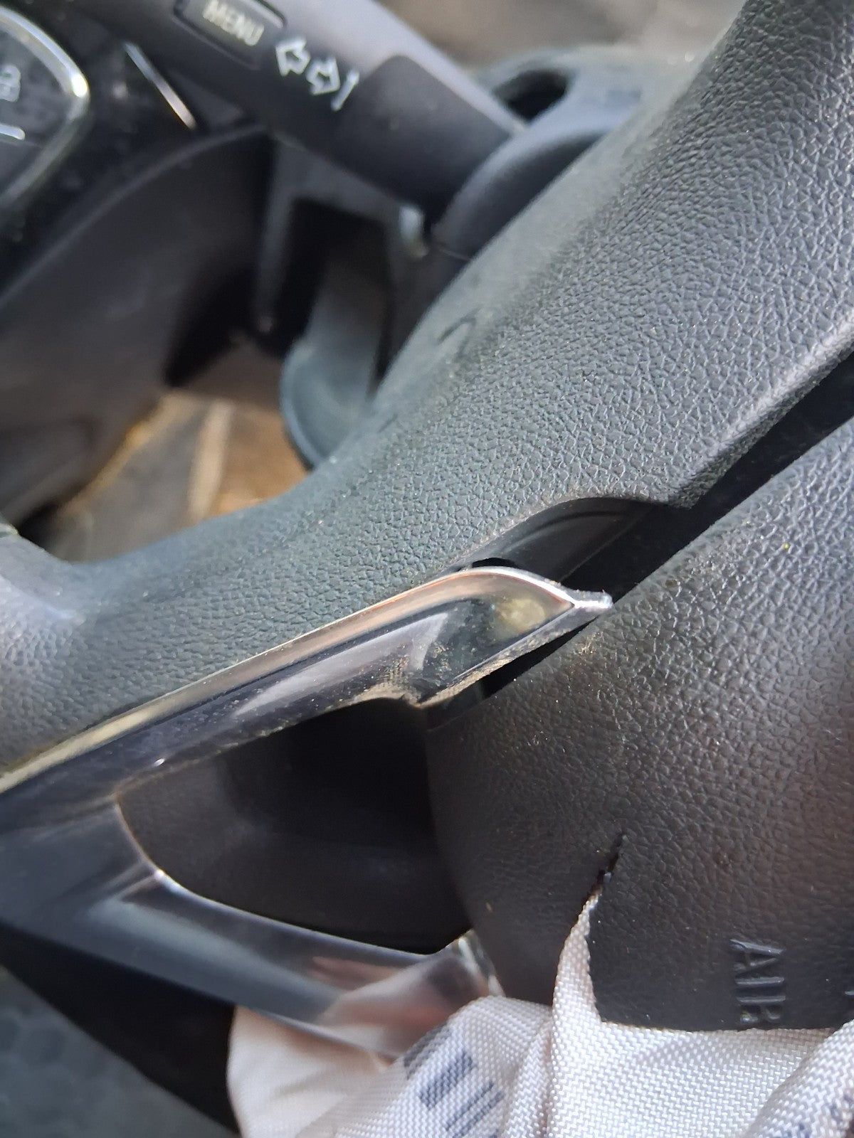 2016 VAUXHALL CORSA E MULTIFUNCTIONAL STEERING WHEEL BLACK