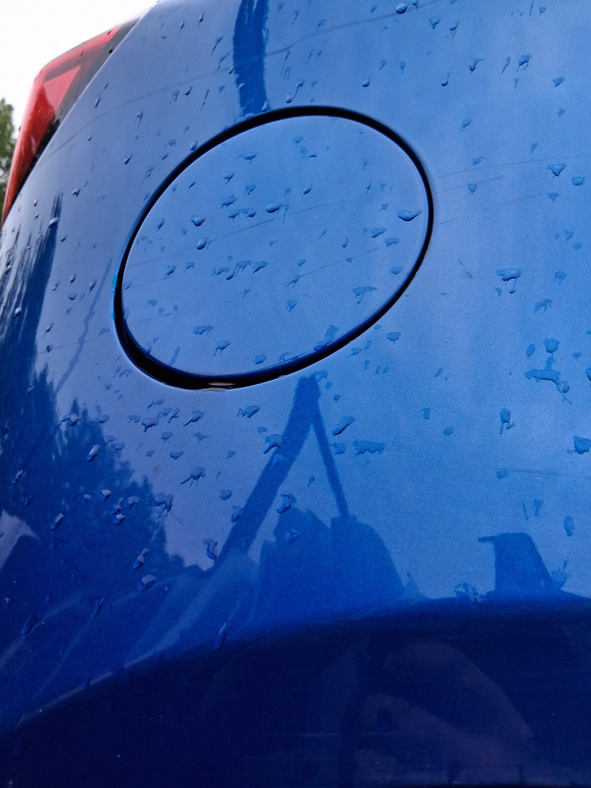 2021 MG 3 MK2 EXCLUSIVE FACELIFT FUEL FLAP LID COVER BLUE