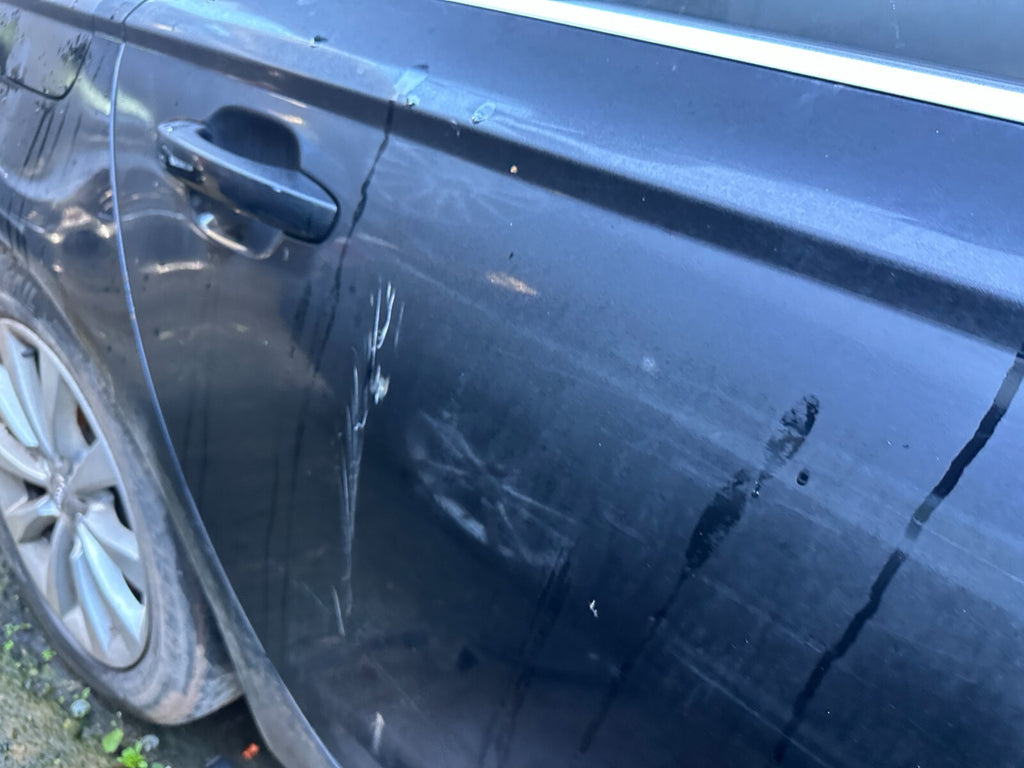 2017 AUDI A6 C7 SALOON OSR DRIVER SIDE REAR DOOR COMPLETE BLACK LY9B