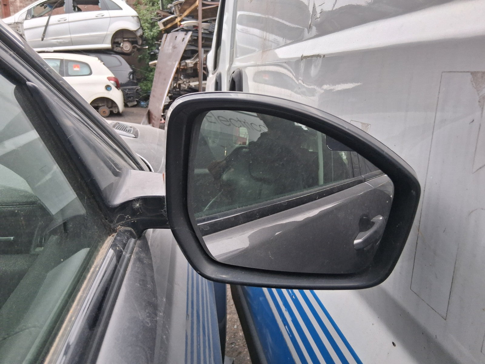 2016 RANGE ROVER EVOQUE L538 FACELIFT DRIVER SIDE FRONT MANUALFOLD WING MIRROR