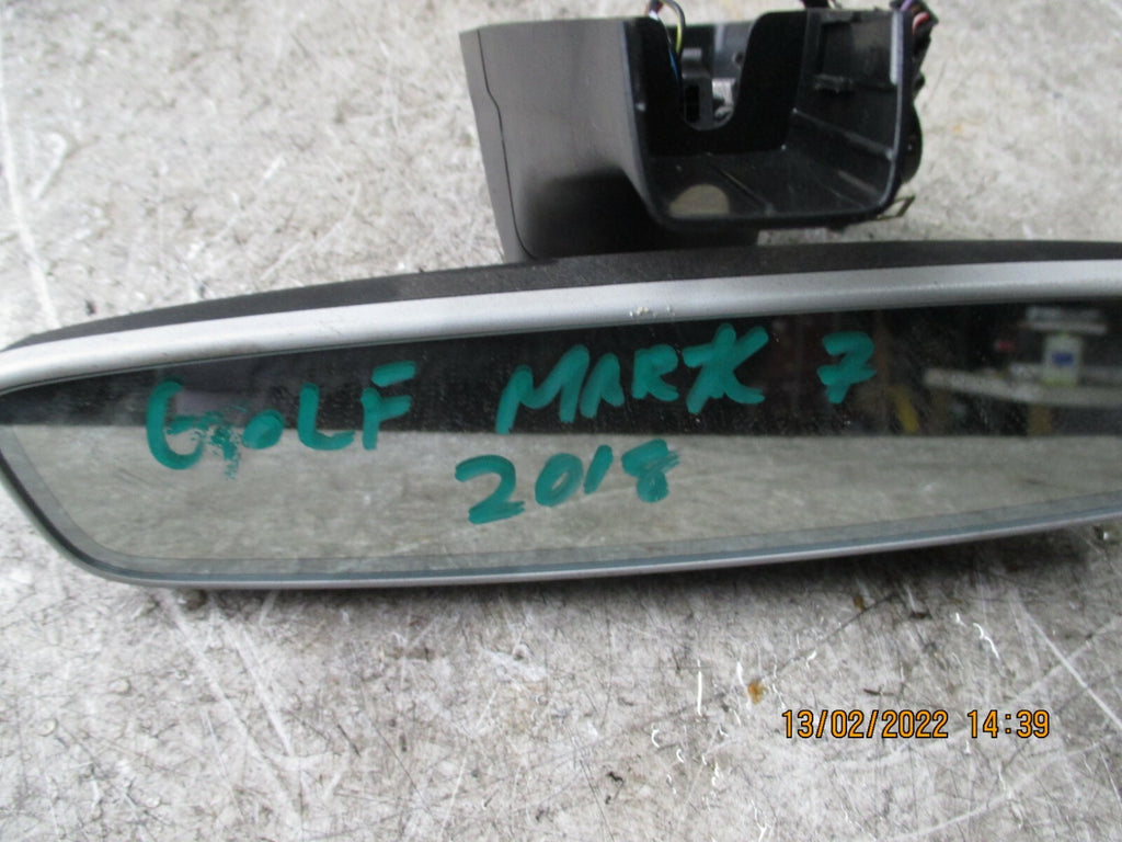 VOLKSWAGEN GOLF 2018 MK7 INTERIOR REAR VIEW MIRROR