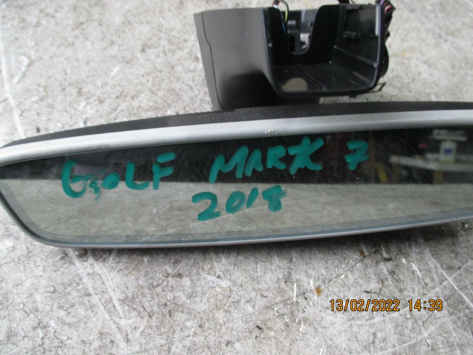 VOLKSWAGEN GOLF 2018 MK7 INTERIOR REAR VIEW MIRROR