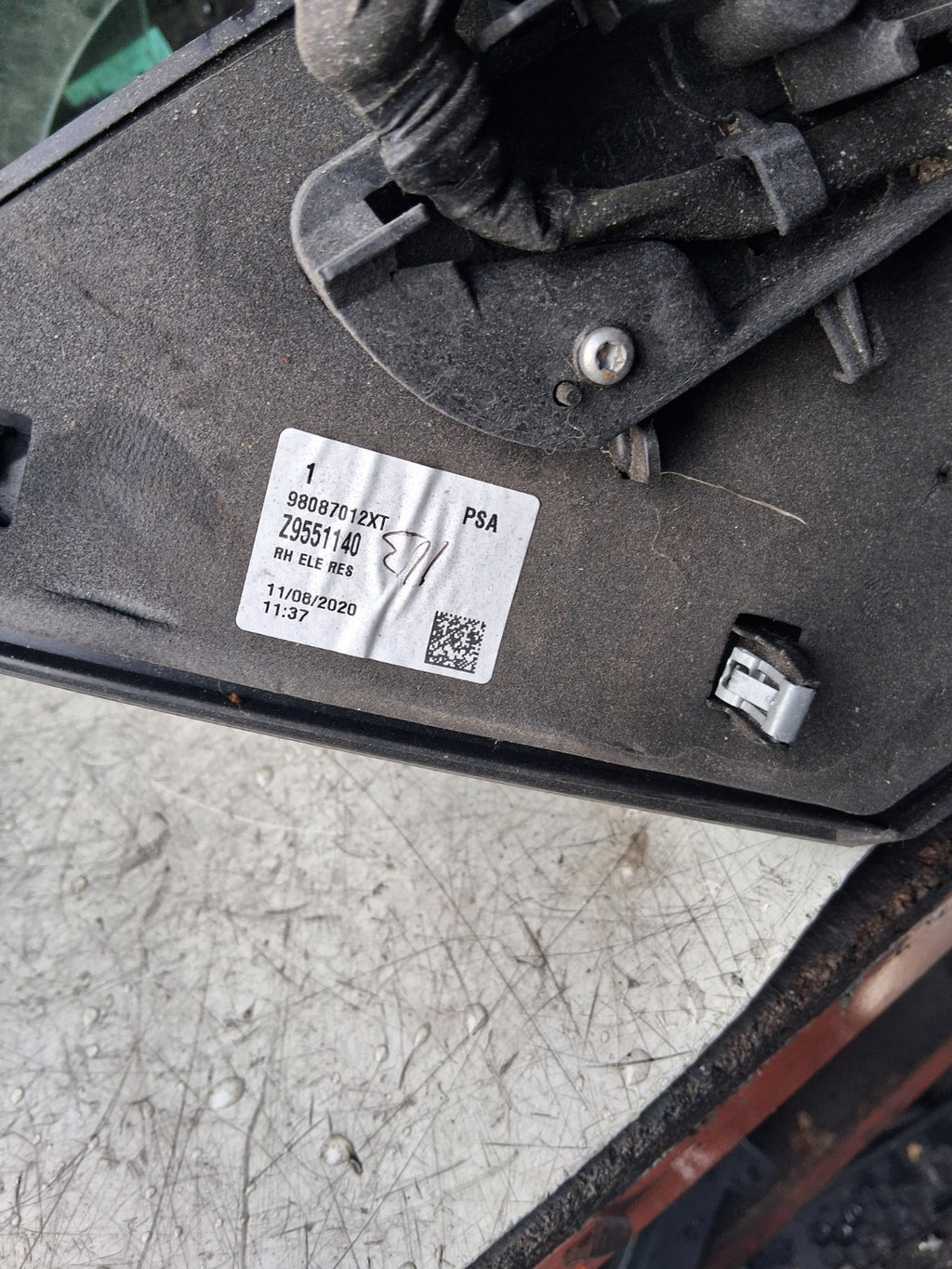 2021 VAUXHALL VIVARO  OSF DRIVER SIDE FRONT RIGHT WING MIRROR 98087012XT