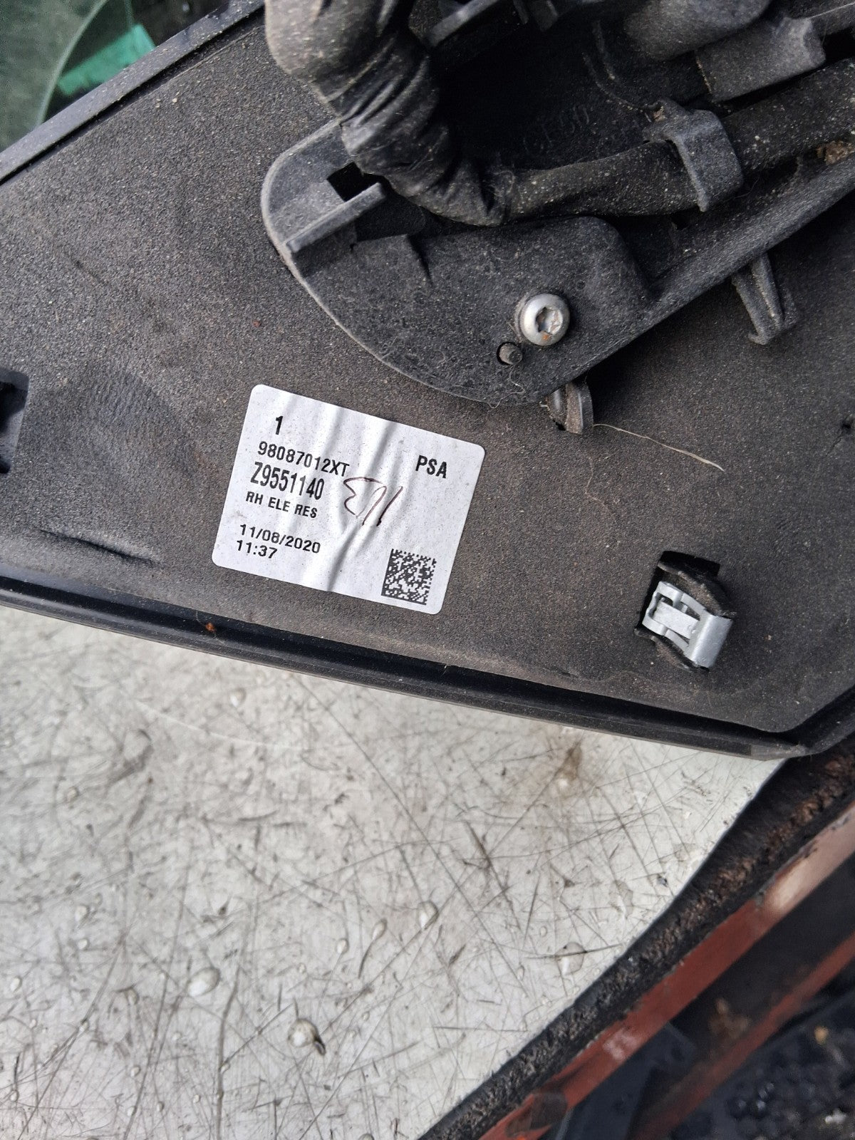 2021 VAUXHALL VIVARO  OSF DRIVER SIDE FRONT RIGHT WING MIRROR 98087012XT