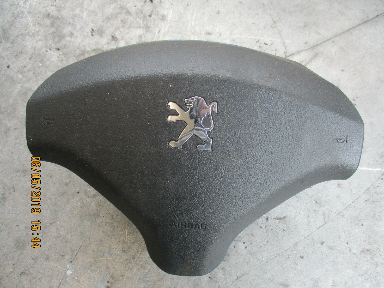 PEUGEOT 308 2007 DRIVER SIDE STEERING WHEEL AIRBAG 96810154ZD