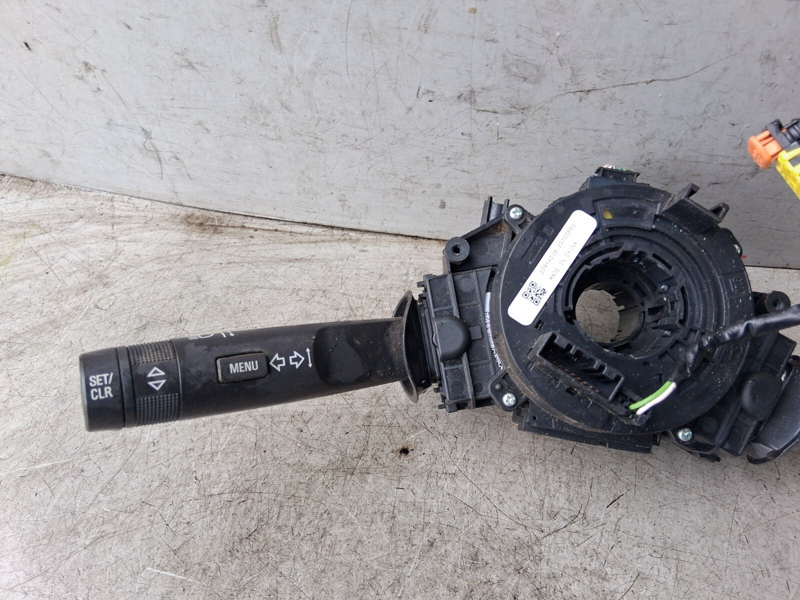 VAUXHALL ZAFIRA C 2017 INDICATOR WIPER STALK SWITCH WITH SQUIB 22914039