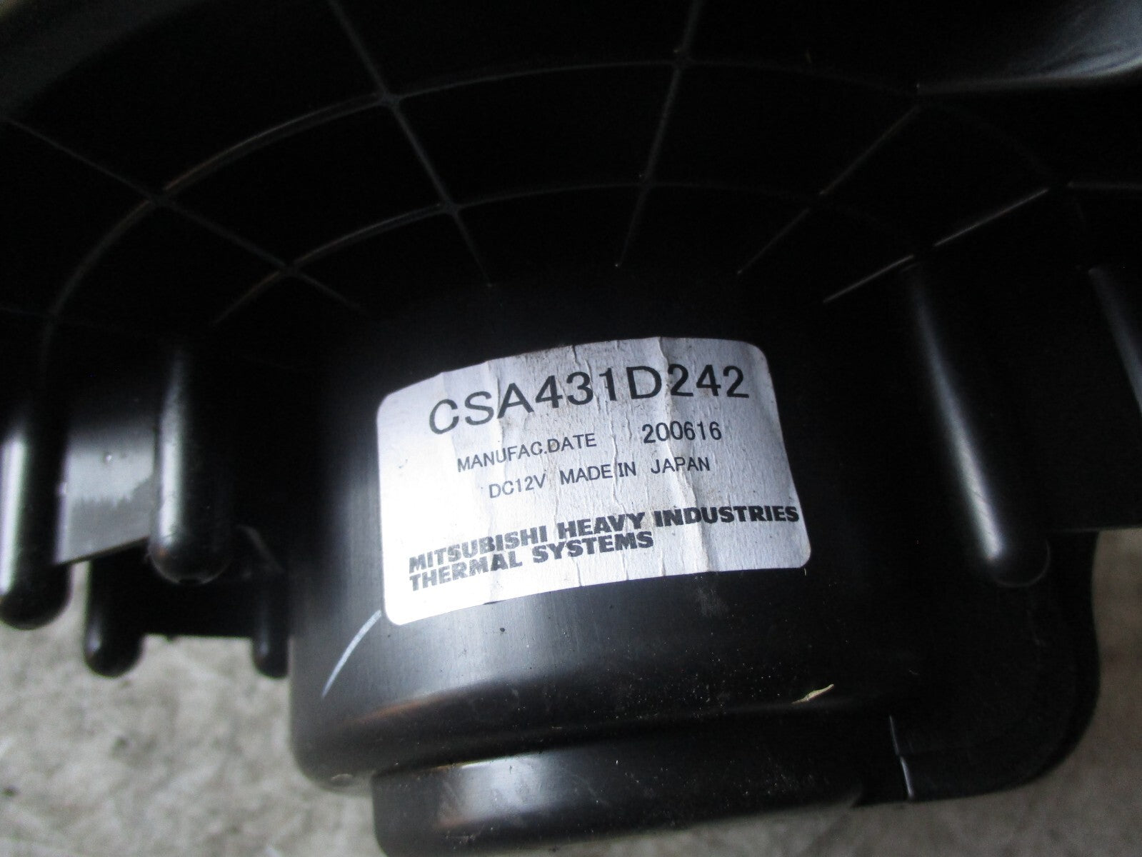 SUZUKI SWIFT MK4 2020 HEATER BLOWER MOTOR FAN