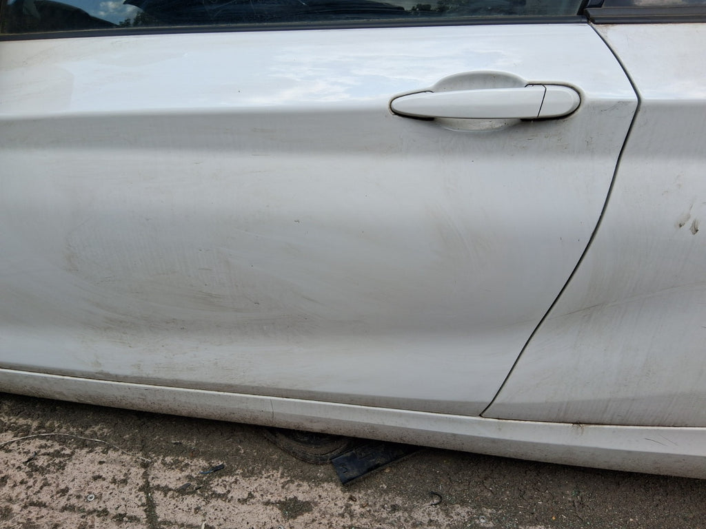 2014 BMW 1 SERIES F20 3 DOOR NSF PASSENGER SIDE FRONT LEFT SIDE BARE DOOR WHITE
