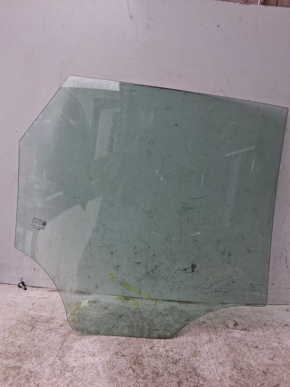 VAUXHALL MERIVA B 2014 NSR PASSENGER SIDE REAR LEFT WINDOW GLASS 43R000479