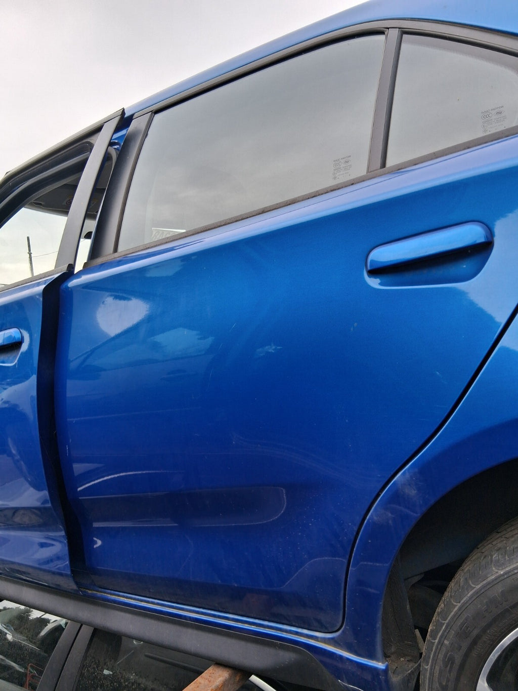 2021 MG 3 MK2 EXCLUSIVE NSR PASSENGER SIDE REAR DOOR REGAL MOUNTAIN BLUE 5JSJ