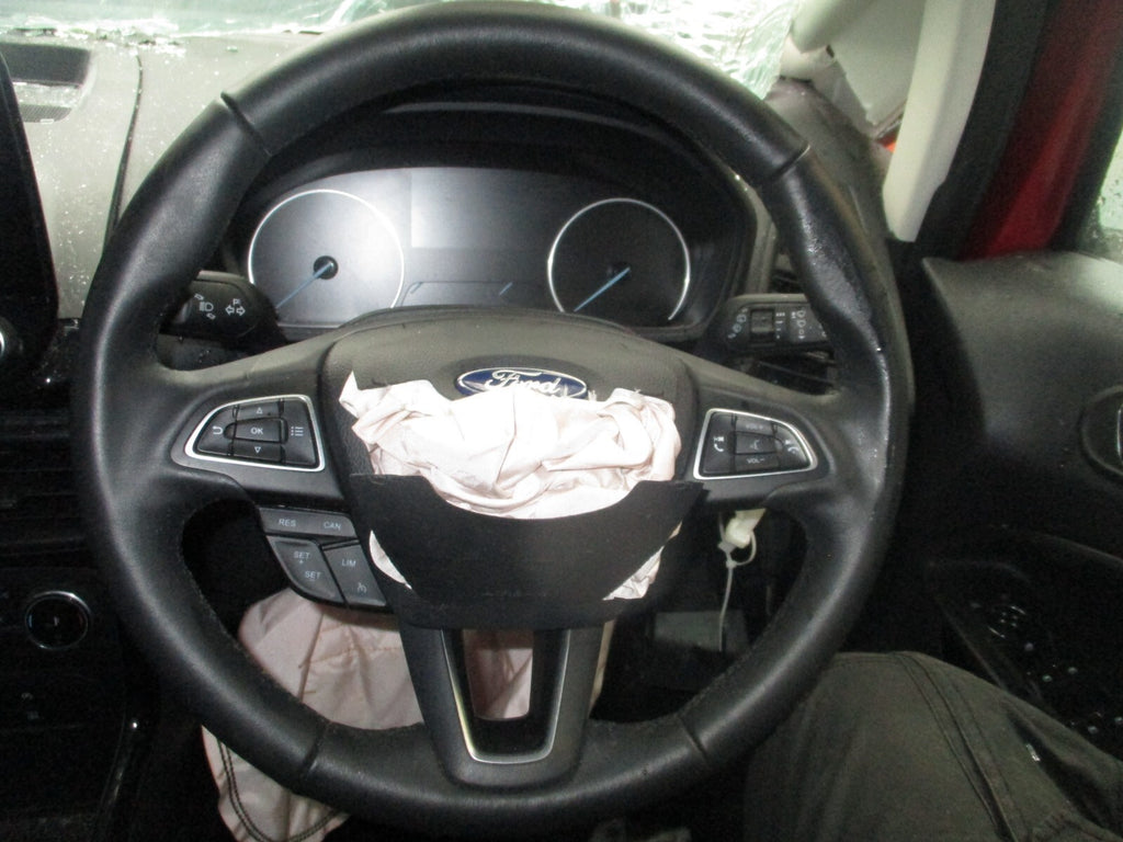 2021 FORD ECOSPORT 3 SPOKE MULTIFUNCTION LEATHER STEERING WHEEL