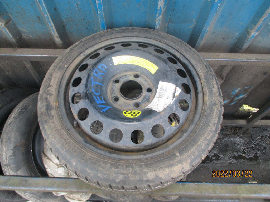 VAUXHALL VECTRA SPARE WHEEL TYRE SPACE SAVER 5 STUD T115/70R16 115 70 16 INCH