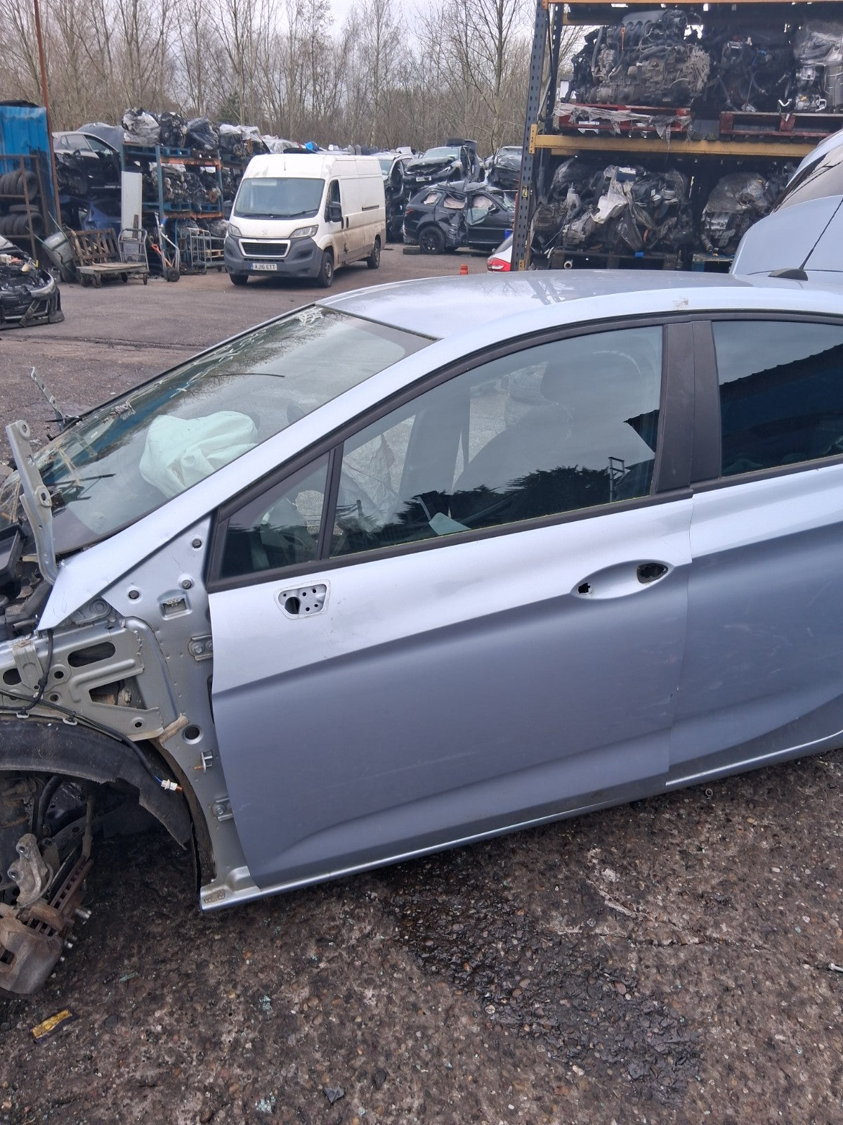 2019 VAUXHALL ASTRA K NSF PASSENGER SIDE FRONT LEFT QUARTER PANEL SILVER Z189