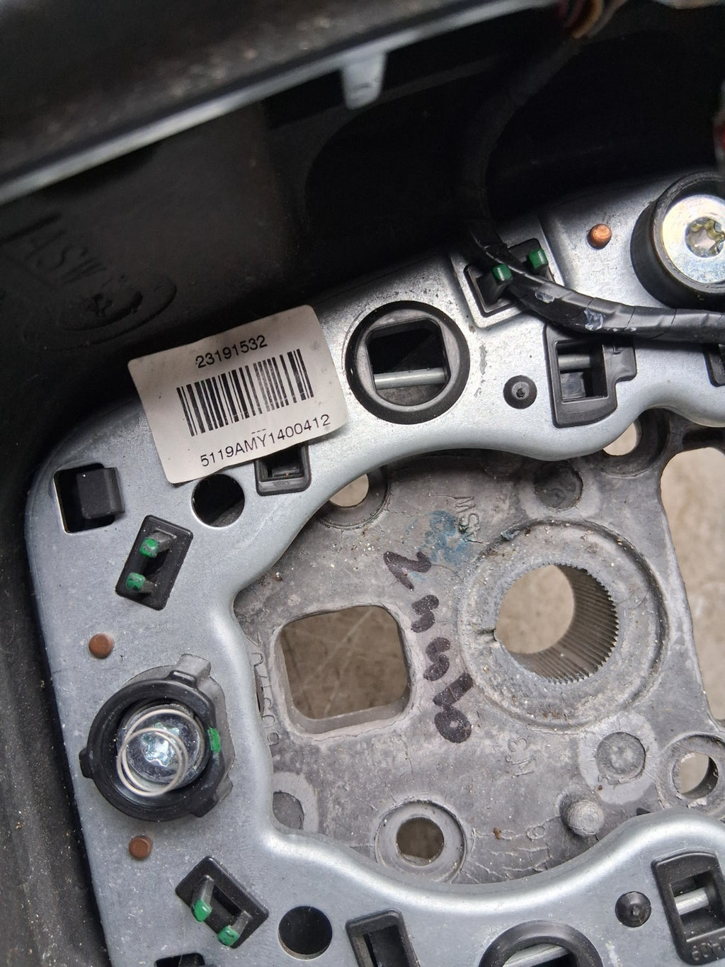 2015 VAUXHALL INSIGNIA MULTIFUNCTIONAL STEERING WHEEL 23191532