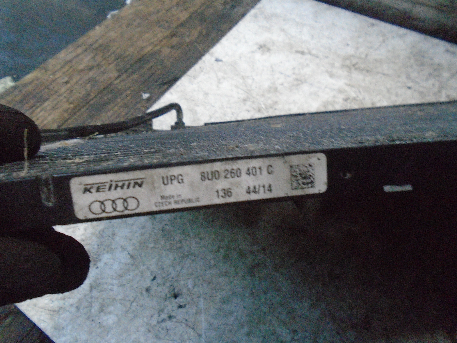 AUDI Q3 8U 2017 2.0 DIESEL AIRCON RADIATOR RAD 8U0260401C