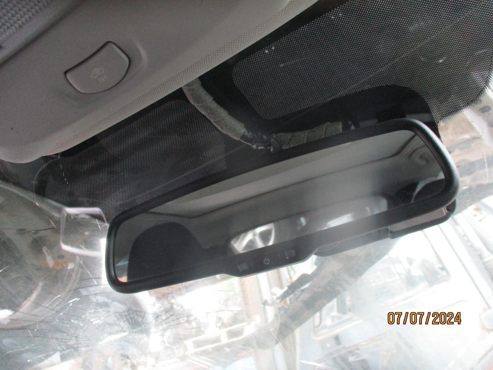 NISSAN QASHQAI J11 2014 INTERIOR AUTO DIM REAR VIEW MIRROR