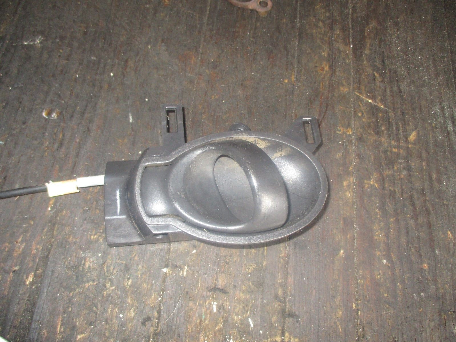 NISSAN MICRA 2013 OSR DRIVER SIDE REAR DOOR LOCK MECHANISM & HANDLE