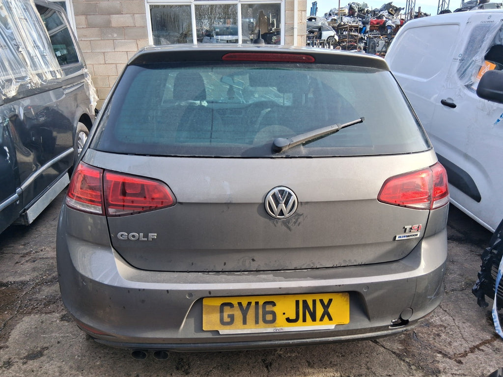 2016 VOLKSWAGEN GOLF MK7 REAR BARE TAILGATE BOOTLID GREY