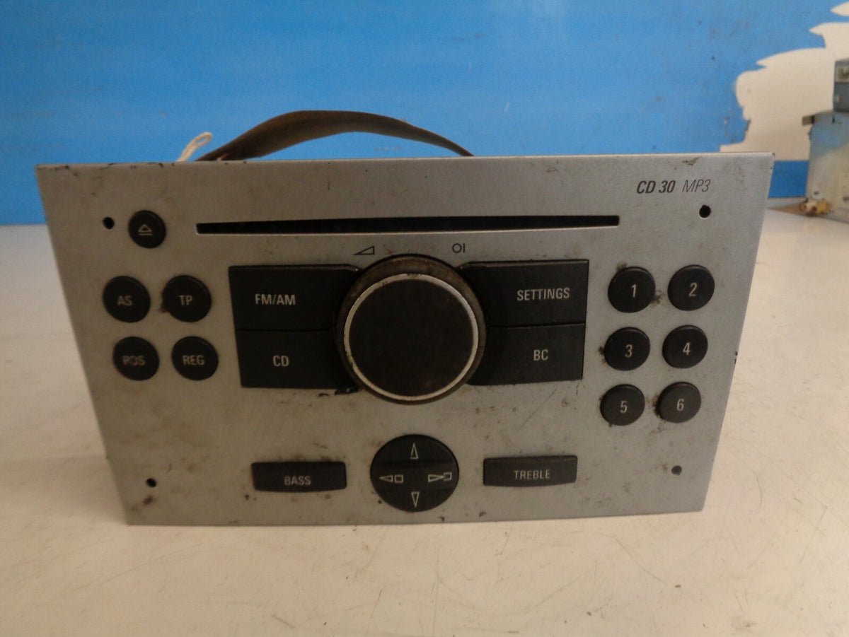 VAUXHALL MERIVA 2008 CD PLAYER RADIO STEREO HEAD UNIT 7643104317 13167830FH