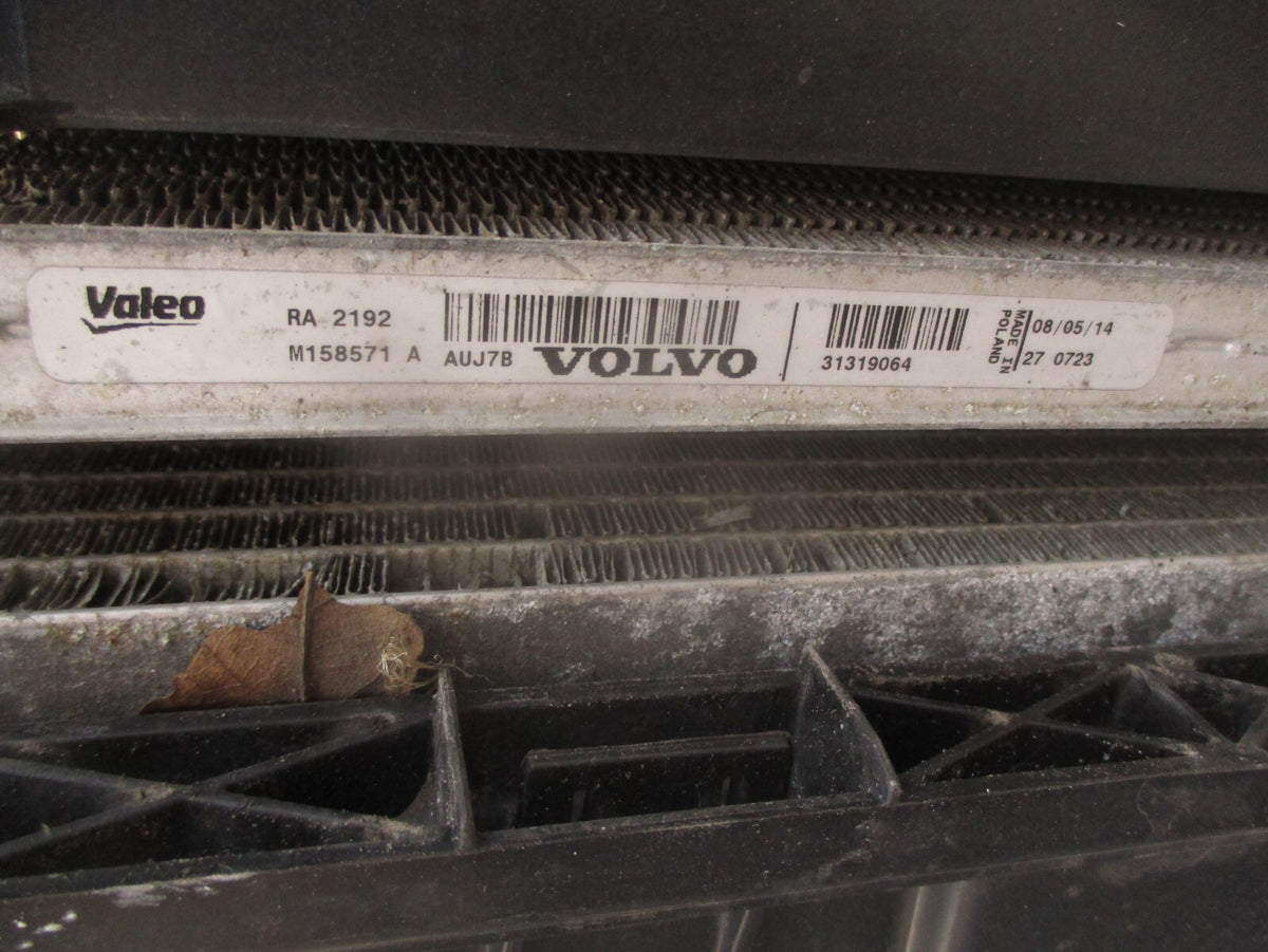 2014 VOLVO S60 MK2 1.6 DIESEL RADIATOR RAD PACK AND FAN 31319064 RP 27