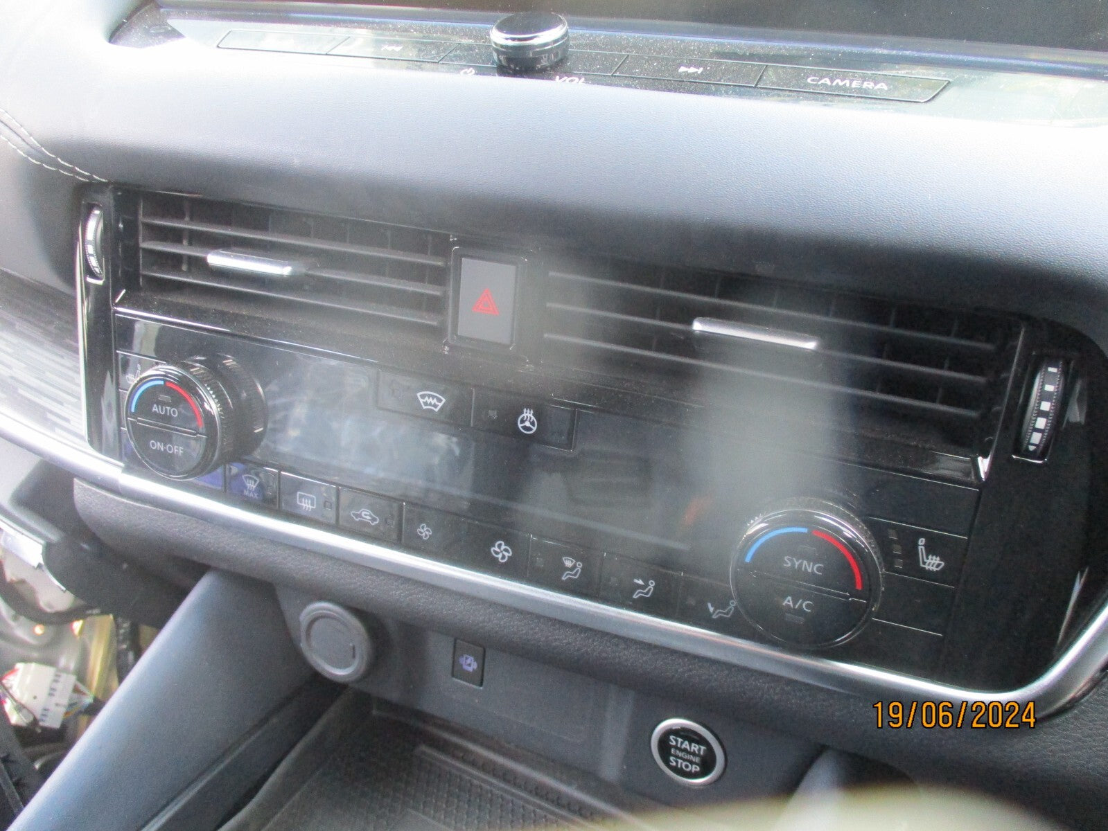 NISSAN QASHQAI J12 MK3 2023 HEATER AC CLIMATE CONTROL & HEATED SEAT SWITCH PANEL