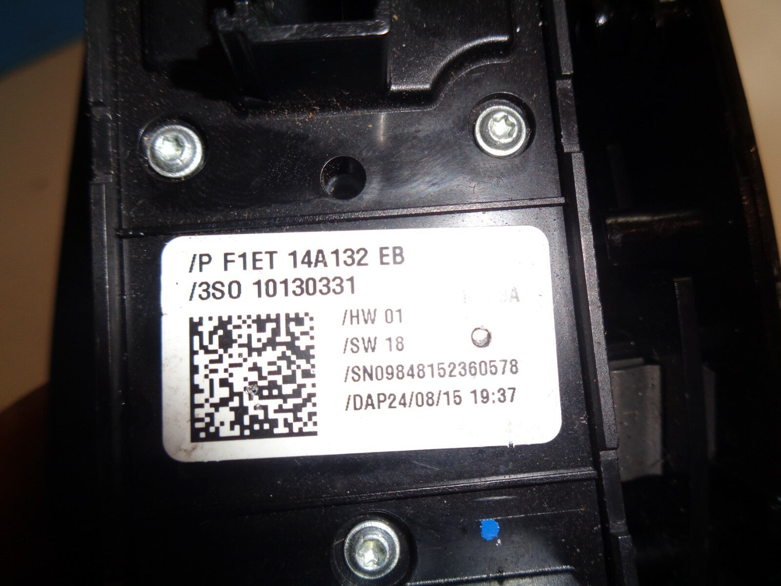FORD FIESTA MK7 2015 OS DRIVER SIDE TWIN 2 WAY WINDOW SWITCH PANEL F1ET14A132EB