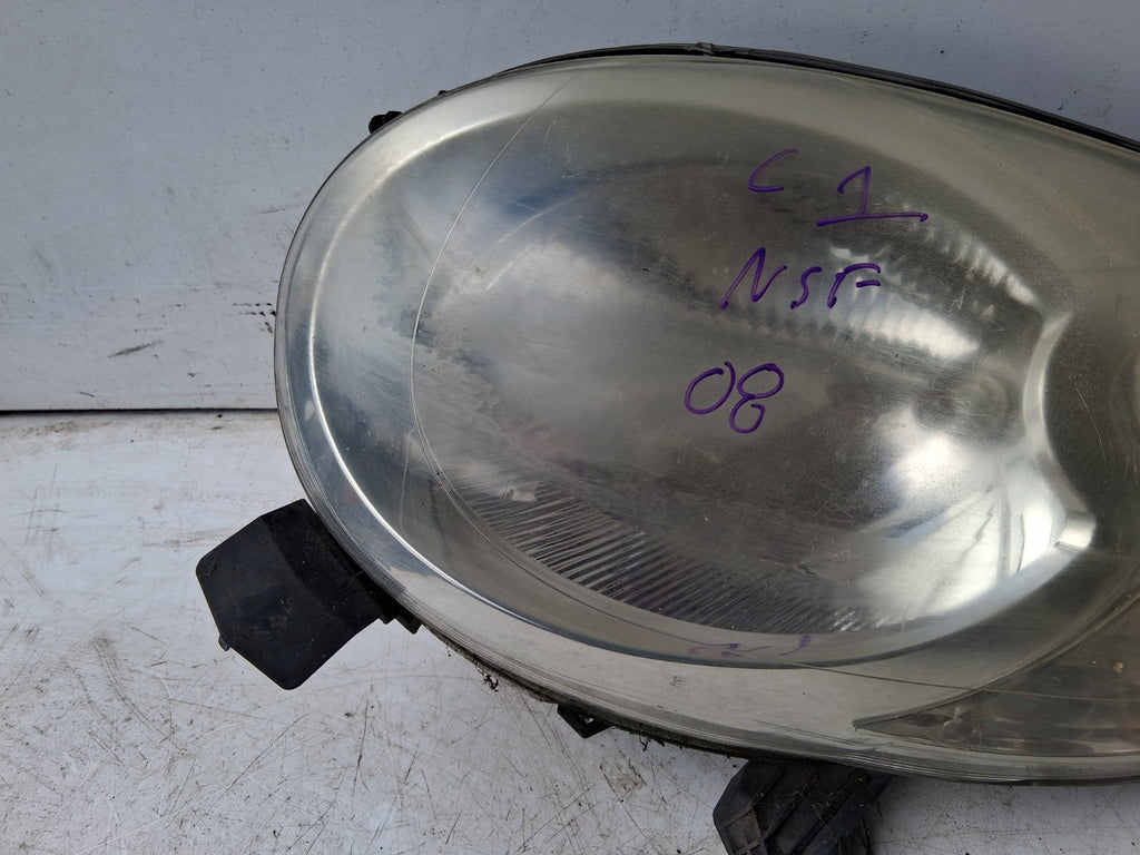 2008 CITROEN C1 MK1 NSF PASSENGER SIDE FRONT HEADLIGHT HEADLAMP 811500H060