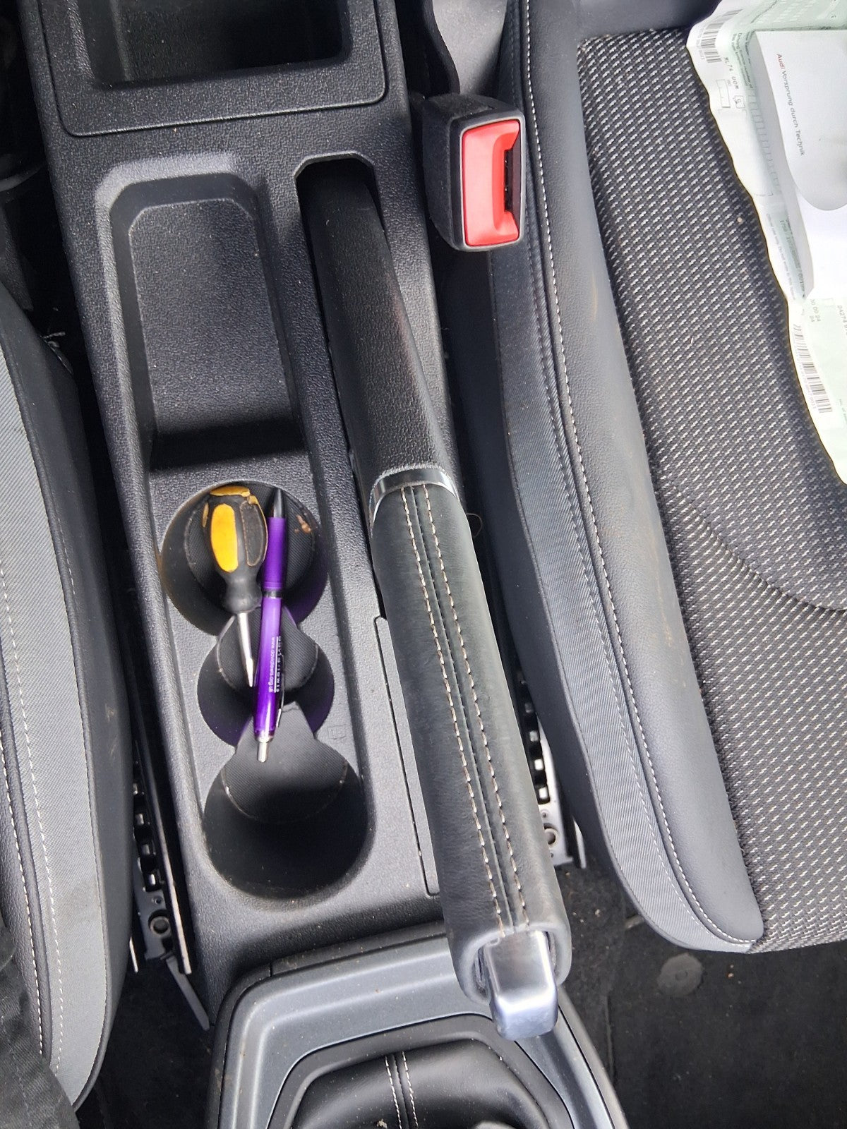 2024 AUDI A1 S LINE MK2 GB MANUAL HANDBRAKE PARKING BRAKE LEVER MECHANISM