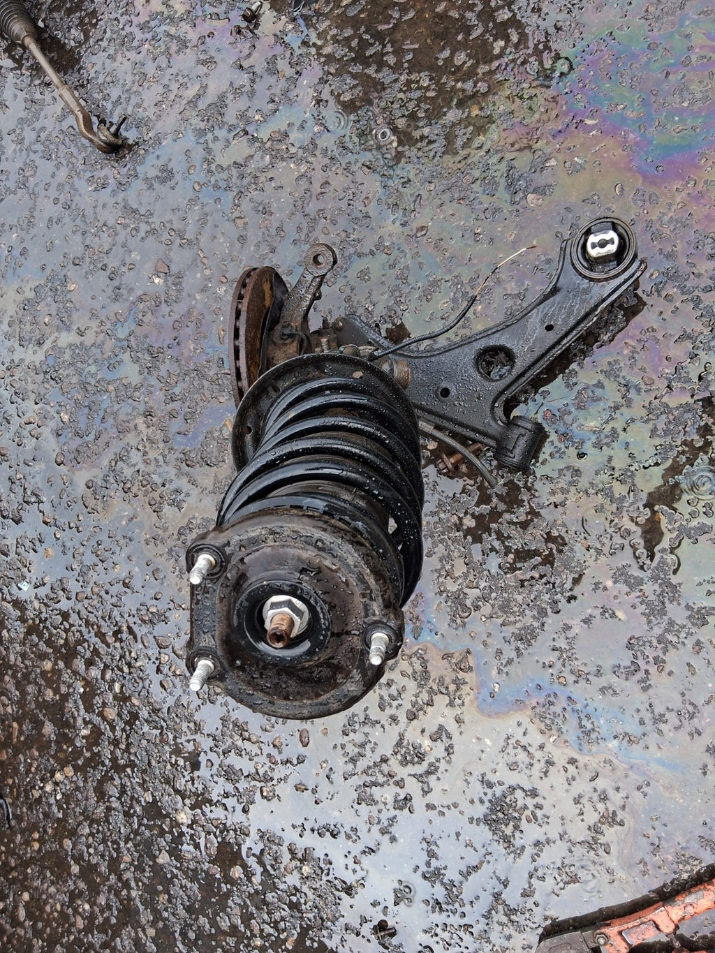 2021 FIAT FIORINO MK3 OSF DRIVER SIDE FRONT RIGHT COMPLETE LEG HUB 51929882
