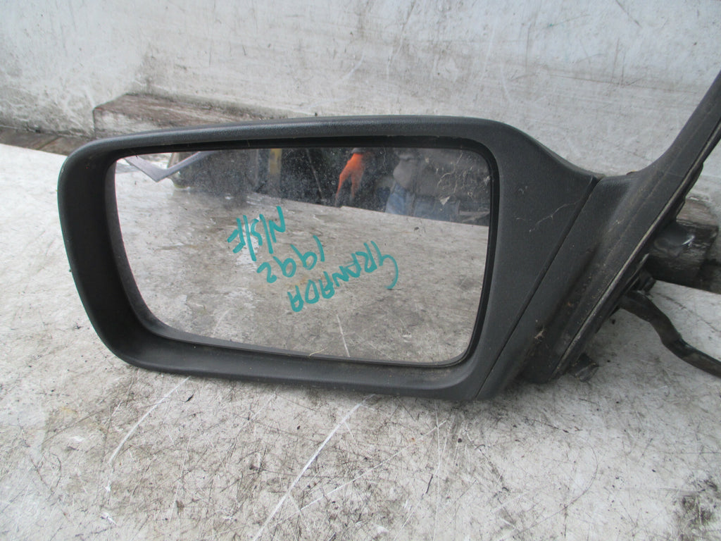 FORD GRANADA MK3 SCORPIO NS PASSENGER SIDE DOOR WING MIRROR ELECTRIC BLACK GLASS