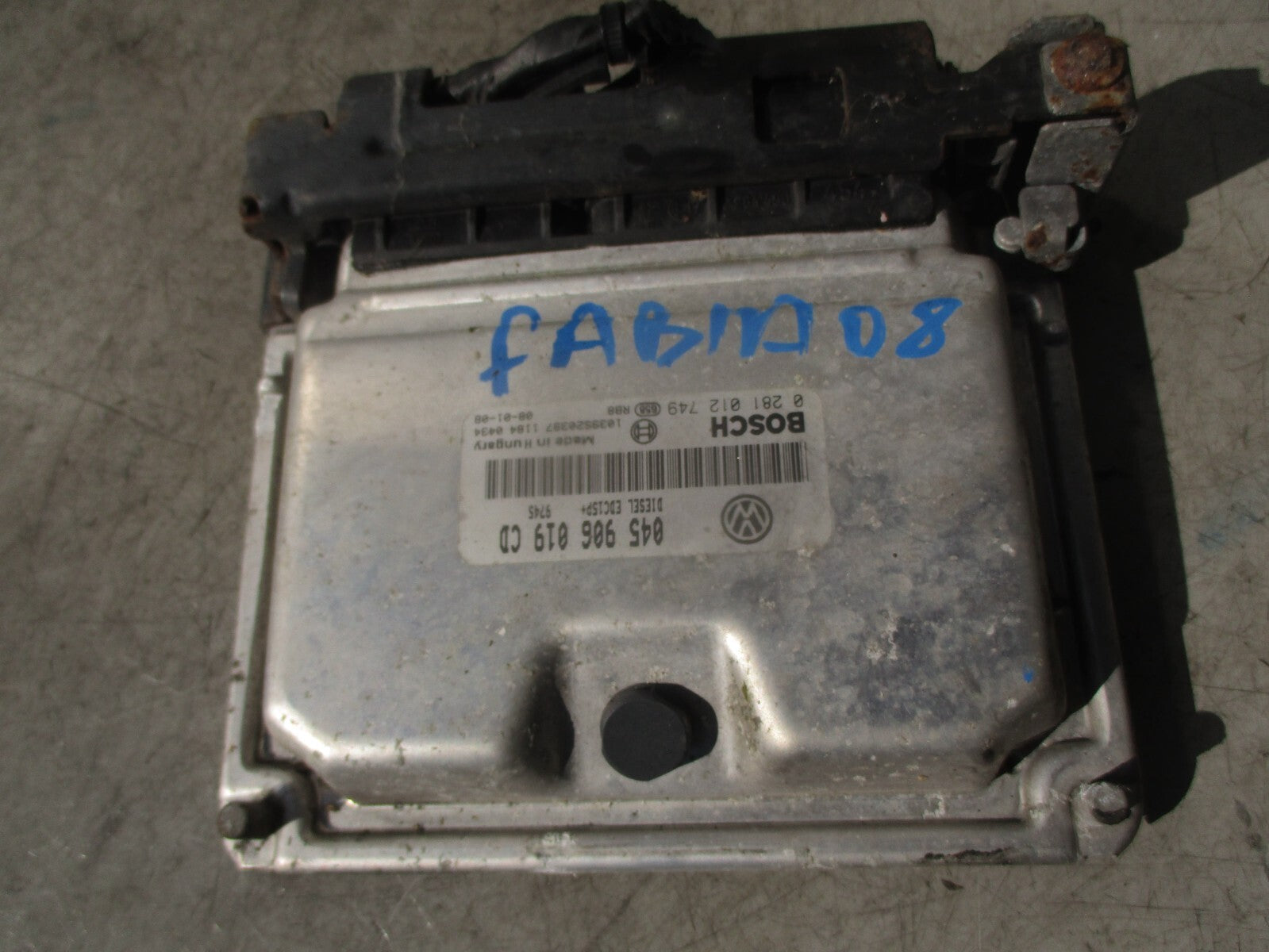 2008 SKODA FABIA 5J 1.4 DIESEL ENGINE CONTROL UNIT ECU 045906019CD