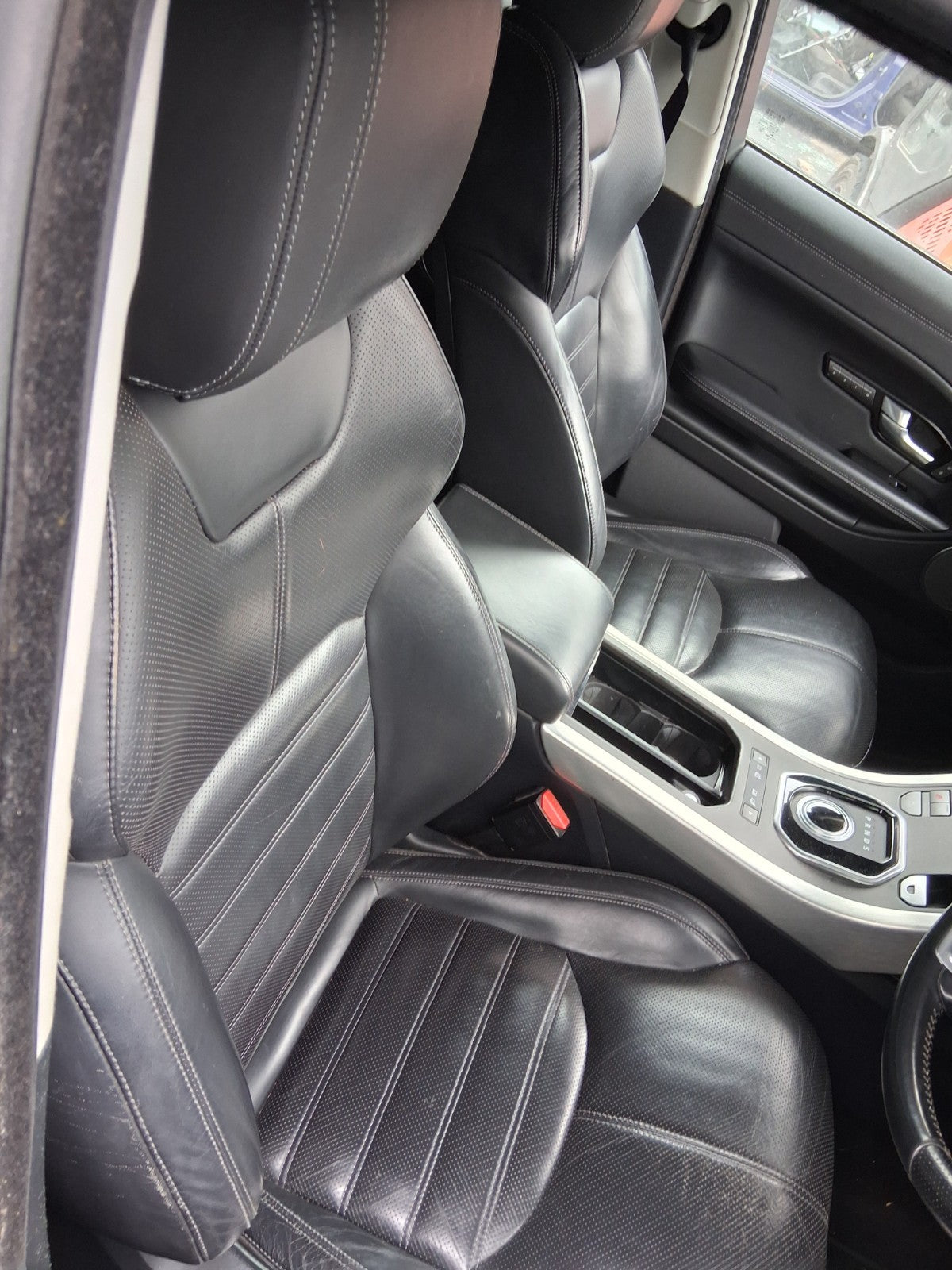 2016 RANGE ROVER EVOQUE L538 OSF DRIVER FRONT COMPLETE SEAT FULL LEATHER BLACK