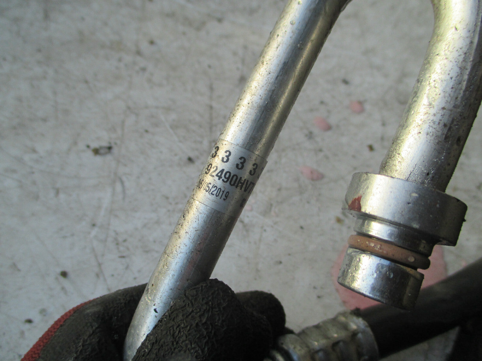 NISSAN QASHQAI J11 MK2 2018 1.5 DIESEL AC AIR CONDITIONING HOSE PIPE 92490HV70A