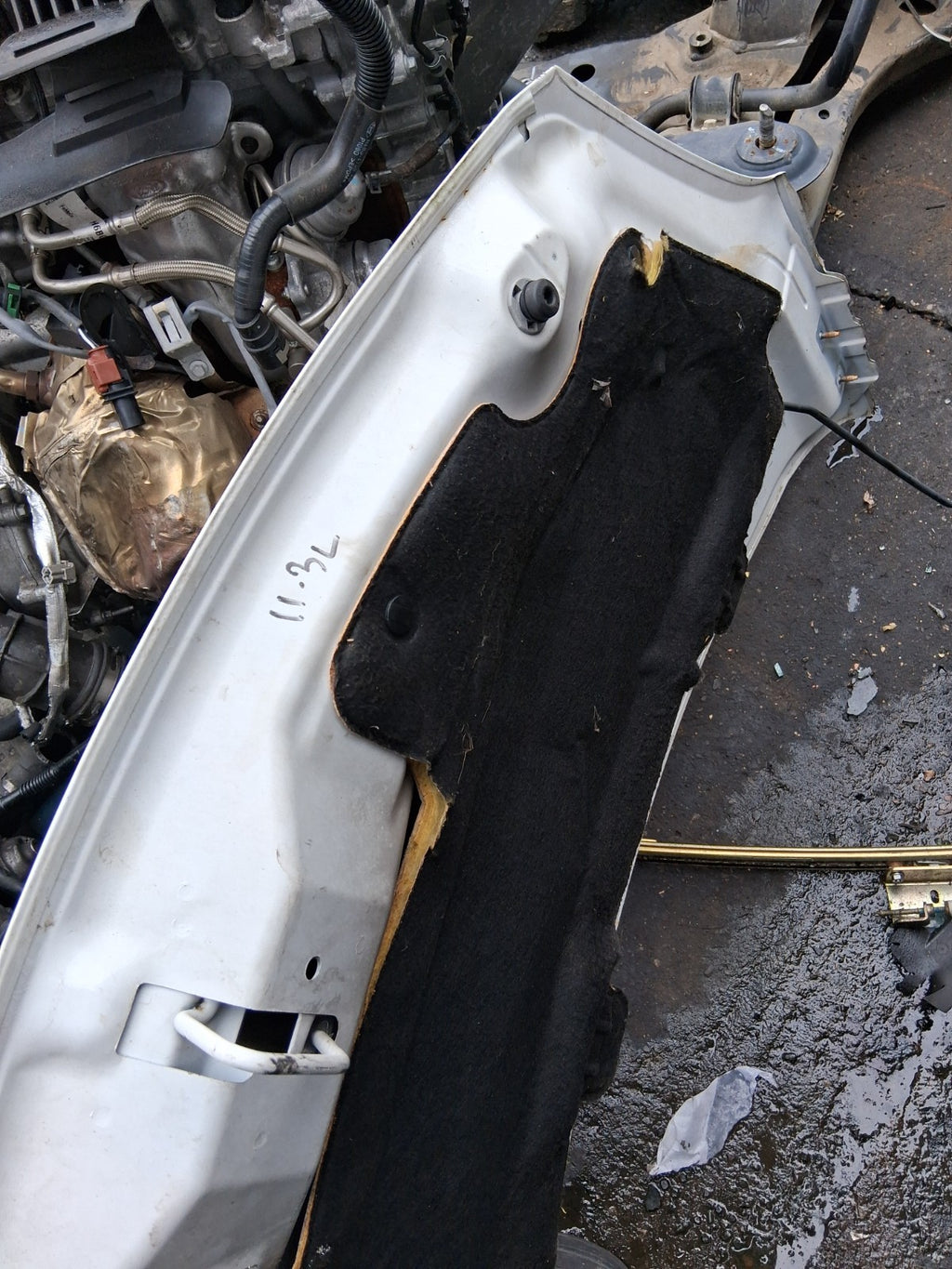 2013 CITROEN DS3 FRONT BONNET HOOD PANEL POLAR WHITE EWP