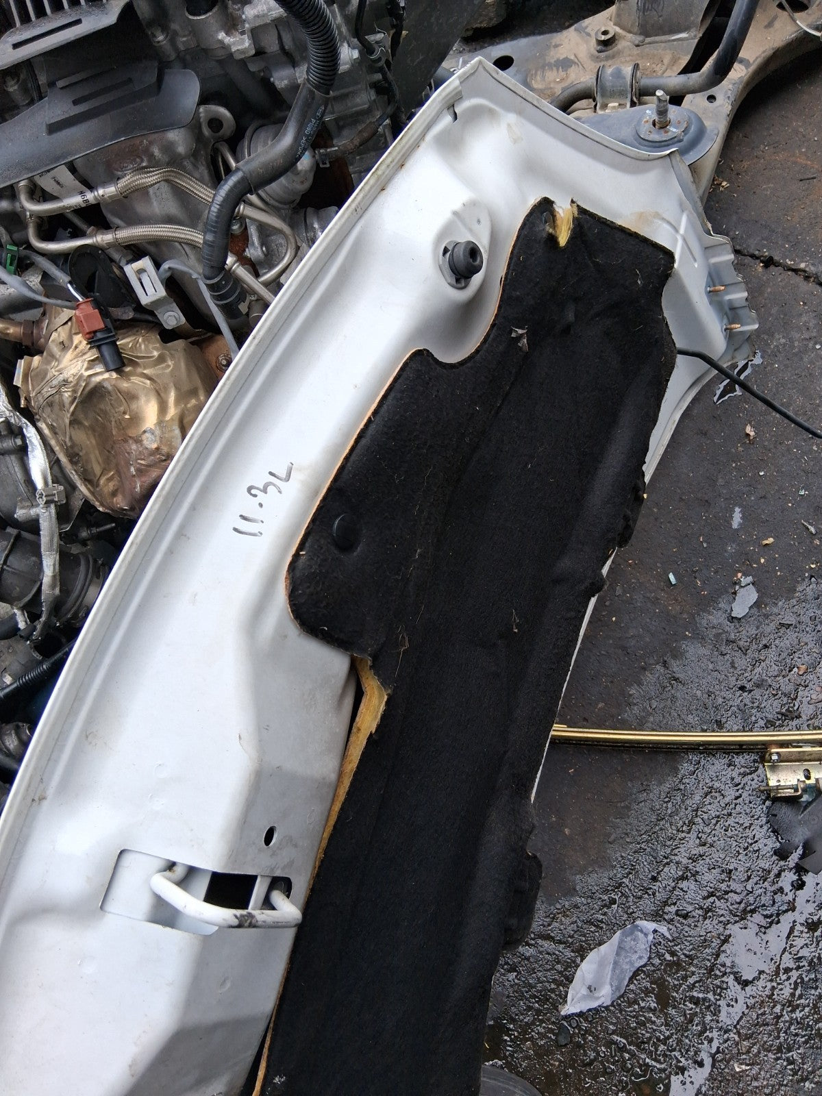 2013 CITROEN DS3 FRONT BONNET HOOD PANEL POLAR WHITE EWP