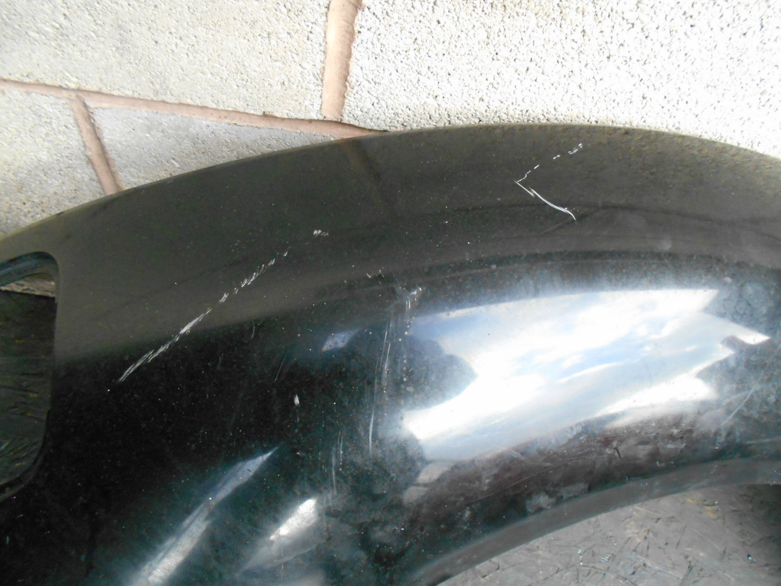 VOLKSWAGEN VW BEETLE 2003 NSR PASSENGER SIDE WING PANEL BLACK LC9Z