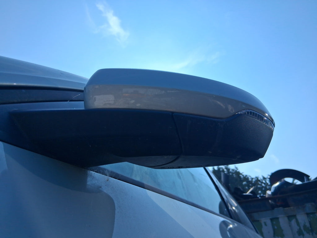 2023 AUDI A1 GB MK2 NS PASSENGER FRONT POWERFOLD WING MIRROR DEW SILVER MET LX7E