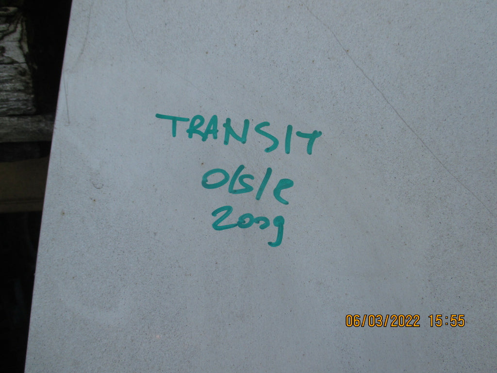 FORD TRANSIT 2009 MK3 OSR REAR DRIVER SIDE COMPLETE DOOR WHITE