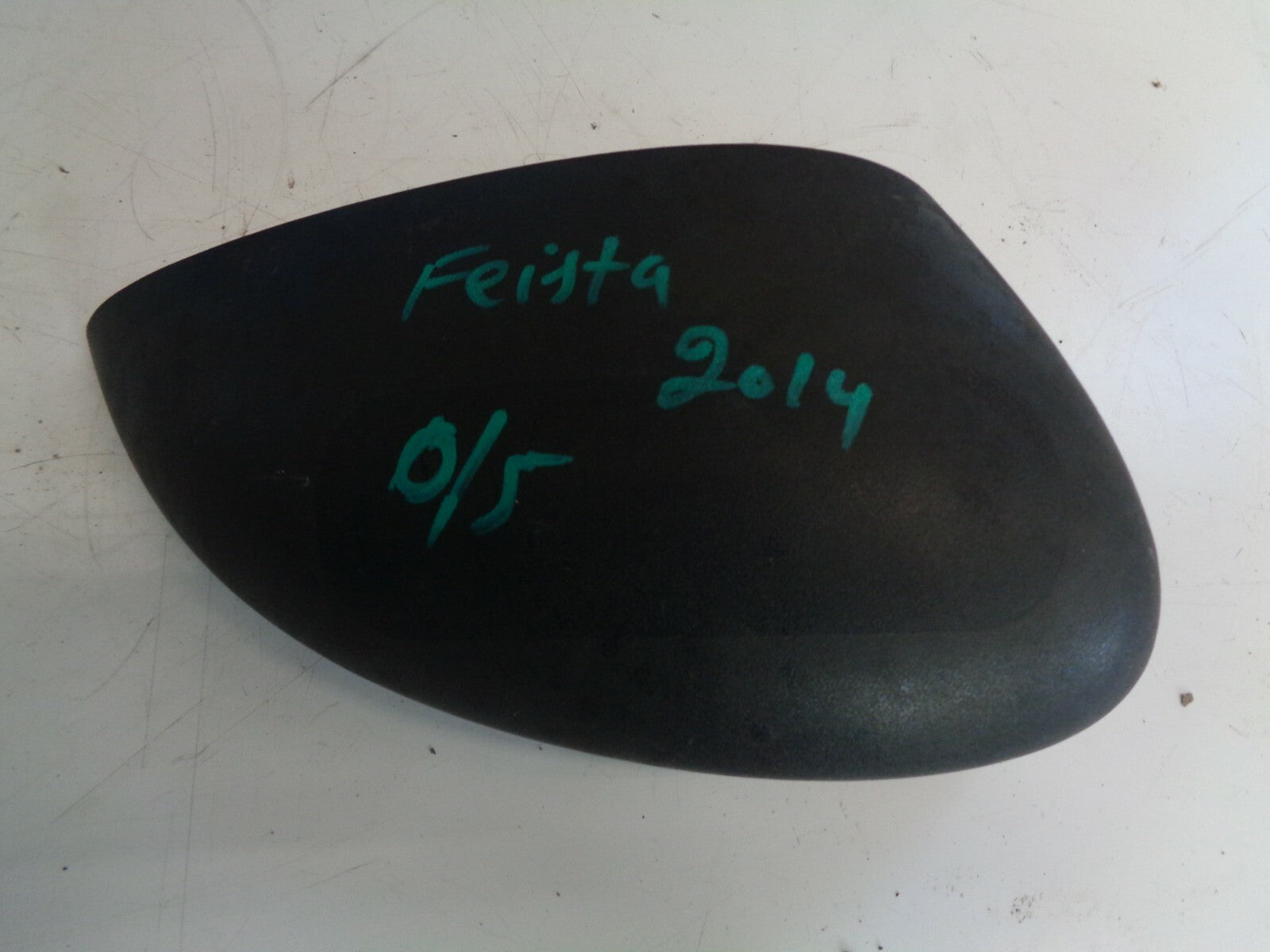 FORD FIESTA 2014 OS DRIVER SIDE WING MIRROR COVER BLACK