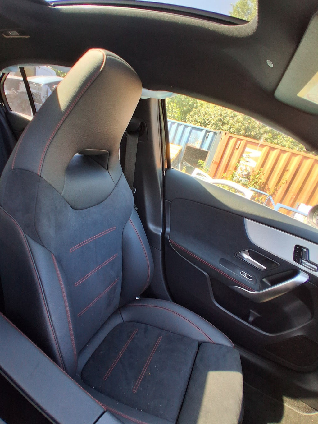 2023 MERCEDES BENZ A CLASS AMG W177 NS PASSENGER SIDE ELECTRIC SEAT RED STITCH